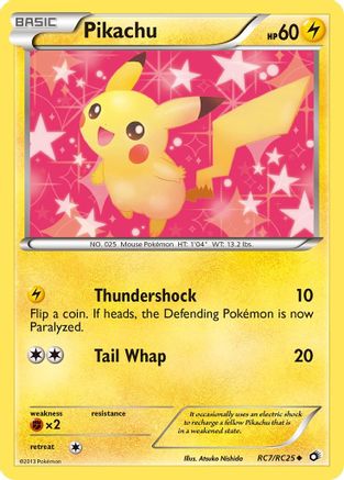 Pikachu RC7/RC25 - Legendary Treasures Radiant Collection Holofoil - for just $19.01! 