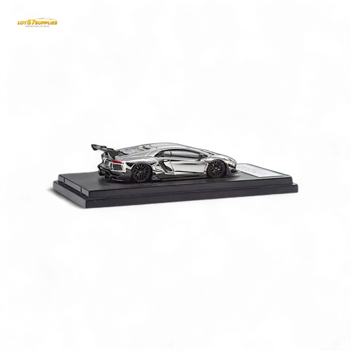 Star Model 1:64 Aventador LBWK LP700-4 Chrome Silver 1:64 - for just $44.99! 
