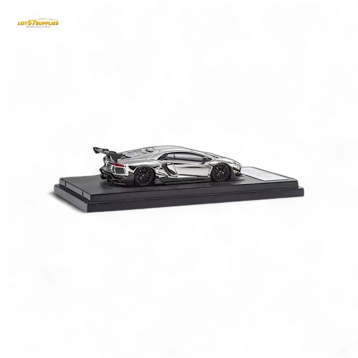 Star Model 1:64 Aventador LBWK LP700-4 Chrome Silver 1:64 - for just $44.99! 