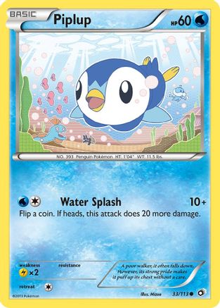 Piplup 033/113 - Legendary Treasures Reverse Holofoil - for just $2.46! 