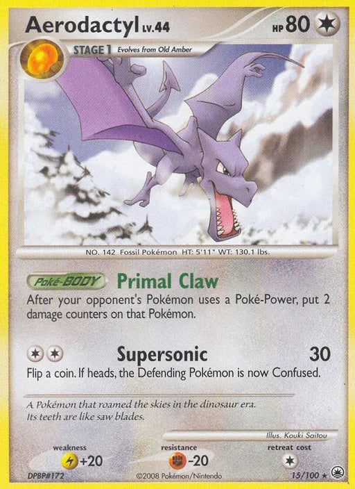 Aerodactyl (15/100) [Diamond & Pearl: Majestic Dawn] - for just $3.55! 