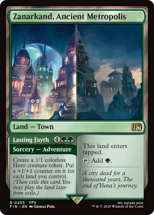 Zanarkand, Ancient Metropolis // Lasting Fayth (FIN-293) - FINAL FANTASY Foil - for just $0.23! 