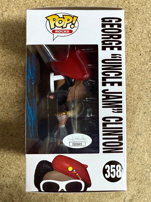 George “Uncle Jam” Clinton Signed Funko Pop! Rocks #358 2023 With JSA COA - for just $175! 