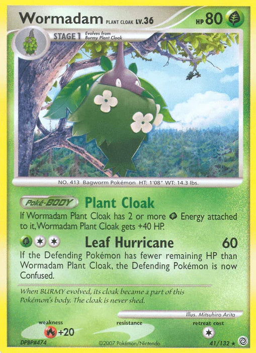 Wormadam Plant Cloak (41/132) [Diamond & Pearl: Secret Wonders] - for just $0.40! 