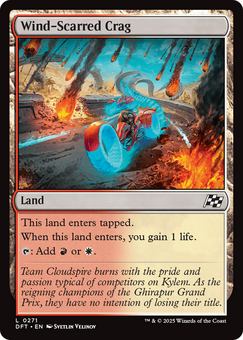 Wind-Scarred Crag (DFT-271) - Aetherdrift Foil - for just $0.03! 