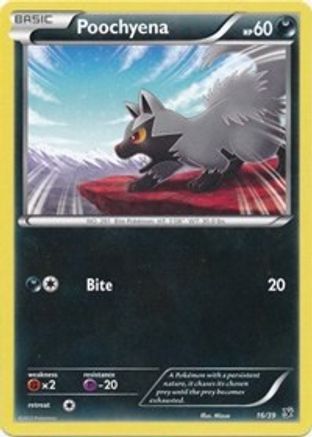 Poochyena 016/39 - Kalos Starter Set - for just $0.18! 