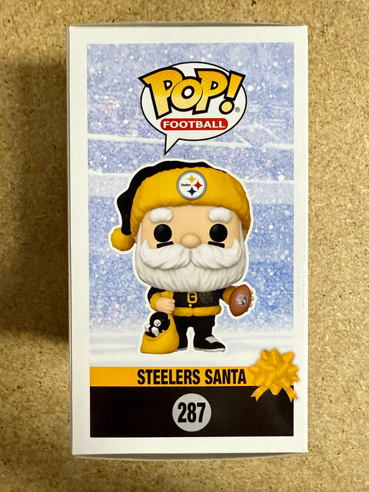 Nick Herbig Signed NFL Pittsburgh Steelers Santa Funko Pop! #287 With JSA COA - for just $110! 