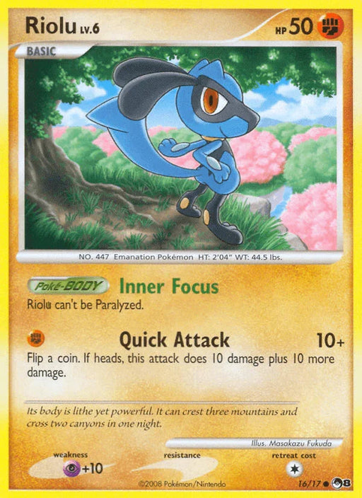 Riolu (16/17) [POP Series 8] - for just $0! 