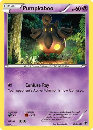 Pumpkaboo 056/146 - XY Base Set Reverse Holofoil - for just $0.38! 