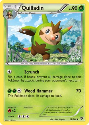 Quilladin 013/146 - XY Base Set Reverse Holofoil - for just $0.80! 