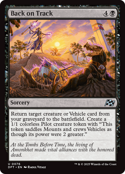 Back on Track (DFT-076) - Aetherdrift Foil - for just $0.01! 