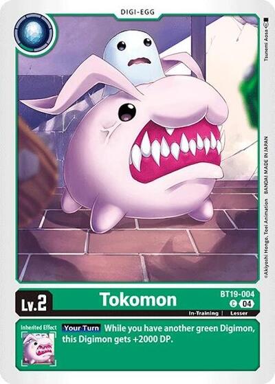 Tokomon (Release Special Booster 2.0) Damaged / Poor - for just $0.15! 