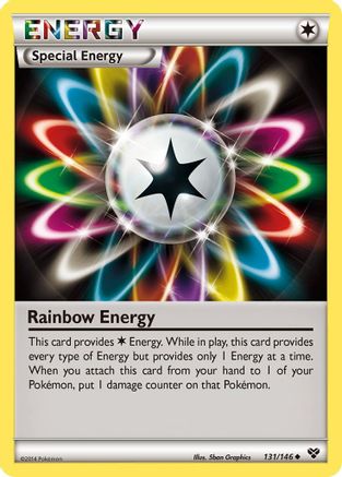 Rainbow Energy 131/146 - XY Base Set - for just $0.25! 