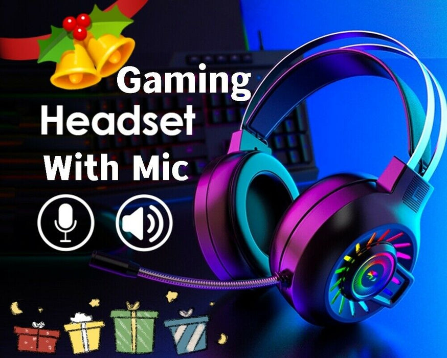 3.5mm Gaming Headset With Mic Headphone For PC Laptop Mac Nintendo PS4 Xbox One - for just $269.28! 