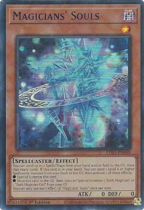 Magicians' Souls (Blue) [LDS3-EN088] Ultra Rare - for just $1.30! 