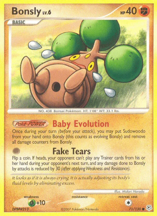 Bonsly (71/130) [Diamond & Pearl: Base Set] - for just $9.40! 