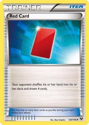Red Card 124/146 - XY Base Set Reverse Holofoil - for just $0.40! 