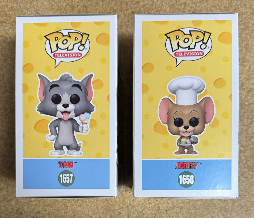 Funko Pop! Animation Tom & Jerry With Cookies & Ice Cream #1657 #1658 Set Of 2 - for just $25! 