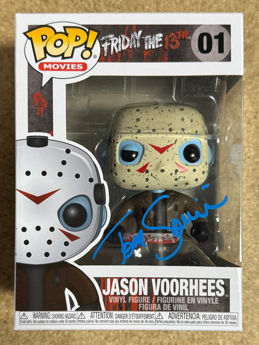 Tom Savini Signed Jason Voorhees Friday The 13th Funko Pop! #01 With JSA COA - for just $100! 