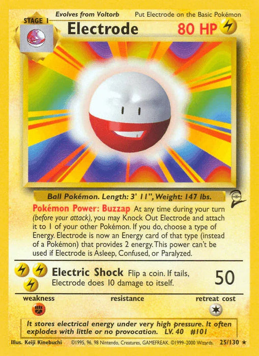 Electrode (25/130) [Base Set 2] - for just $3.25! 