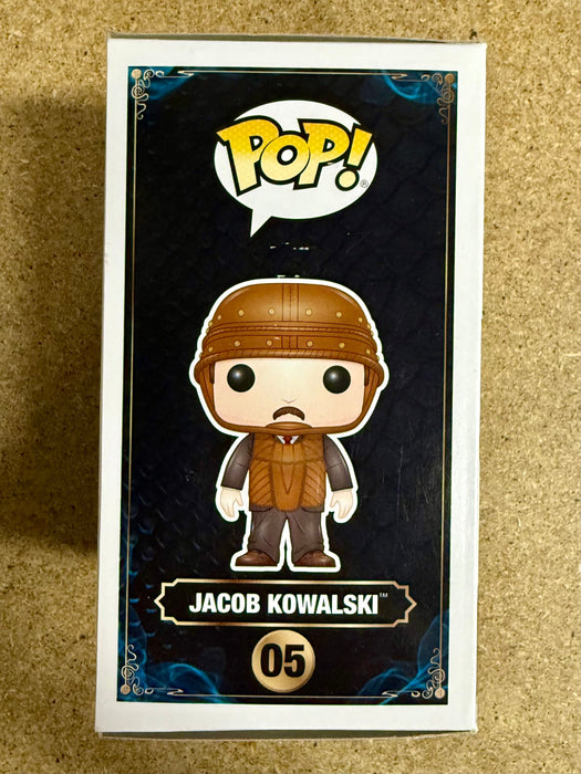 Dan Fogler Signed Fantastic Beasts Jacob Kowalski Funko Pop! #05 With JSA COA - for just $140! 