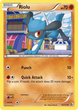 Riolu 079/113 - Legendary Treasures Reverse Holofoil - for just $1.55! 