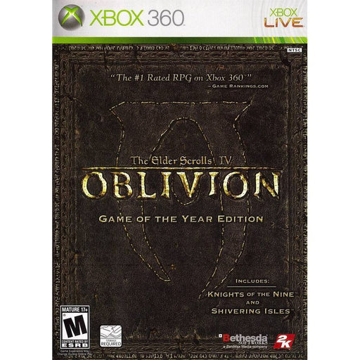 The Elder Scrolls IV: Oblivion Game of the Year Edition (Xbox 360) - Just $0! Shop now at Retro Gaming of Denver