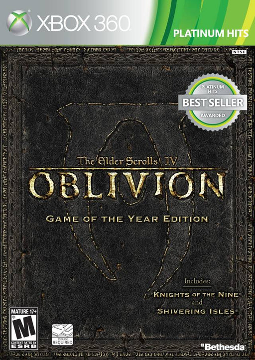 The Elder Scrolls IV: Oblivion Game of the Year Edition (Platinum Hits) (Xbox 360) - Just $0! Shop now at Retro Gaming of Denver