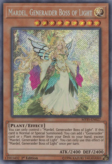 Mardel, Generaider Boss of Light [MYFI-EN027] Secret Rare - for just $1.85! 