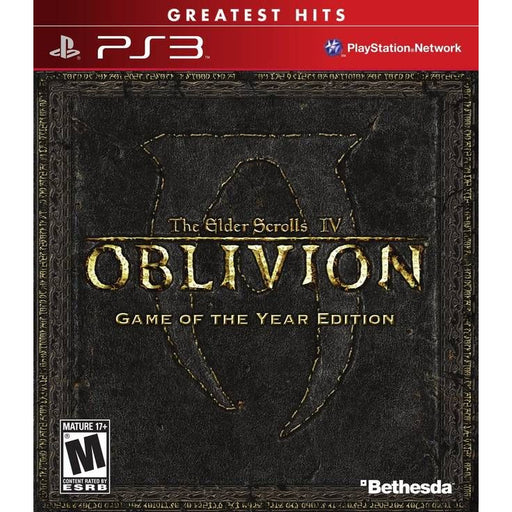 The Elder Scrolls IV: Oblivion Game of the Year Edition (Greatest Hits) (Playstation 3) - Premium Video Games - Just $0! Shop now at Retro Gaming of Denver