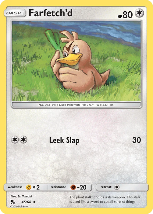 Farfetch'd (45/68) [Sun & Moon: Hidden Fates] - for just $0.10! 