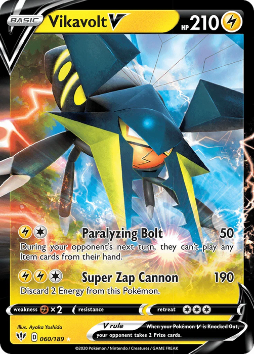 Vikavolt V (060/189) [Sword & Shield: Darkness Ablaze] - for just $0.35! 