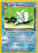 Dark Wartortle (46/82) [Team Rocket Unlimited] - for just $1.60! 