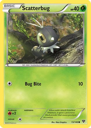 Scatterbug 015/146 - XY Base Set - for just $0.05! 
