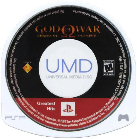 God of War Chains of Olympus [Greatest Hits] – PlayStation Portable (PSP) - for just $26.99! 