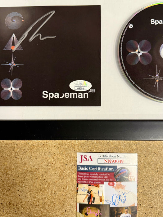 Singer & Actor Nick Jonas Signed Spaceman Framed CD Booklet With JSA COA - for just $175! 
