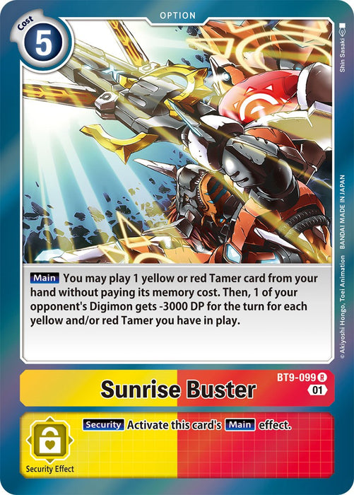 Sunrise Buster [BT9-099] [X Record] - Just $0.09! Shop now at Retro Gaming of Denver