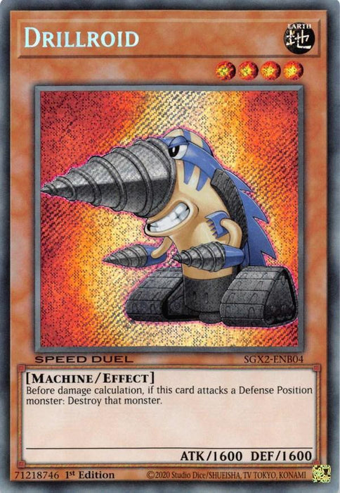 Drillroid [SGX2-ENB04] Secret Rare - for just $0.15! 