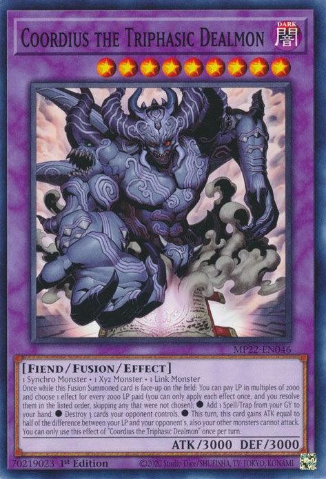 Coordius the Triphasic Dealmon [MP22-EN046] Common - for just $0.10! 