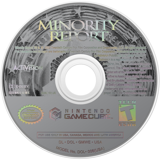 Minority Report: Everybody Runs – GameCube (GC) - for just $8.99! 