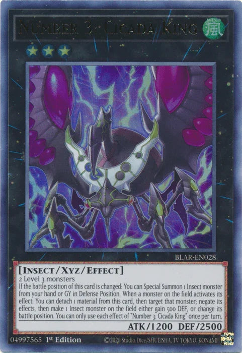 Number 3: Cicada King [BLAR-EN028] Ultra Rare - for just $0.55! 