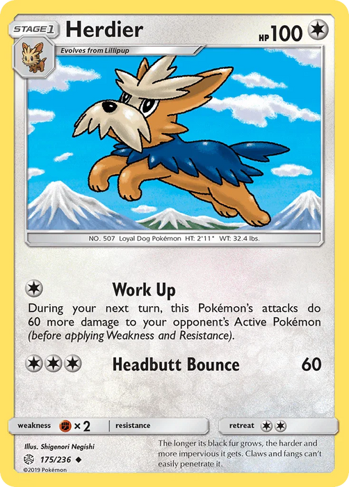 Herdier (175/236) [Sun & Moon: Cosmic Eclipse] - for just $0.10! 