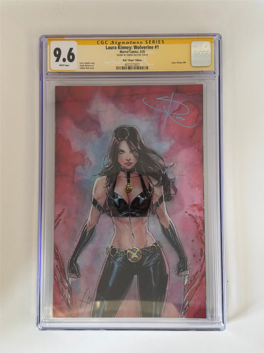 [Signed by Sabine Rich] Laura Kinney: Wolverine #1 CGC 9.6 Yellow Label Sabine Rich Exclusive Virgin Var - for just $90! 