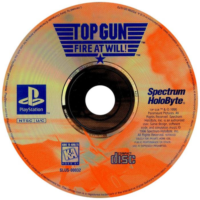 Top Gun: Fire at Will! [Long Box] – PlayStation 1 (PS1) - for just $0! 