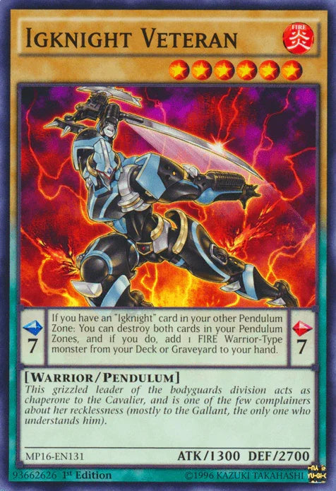 Igknight Veteran [MP16-EN131] Common - for just $0.10! 