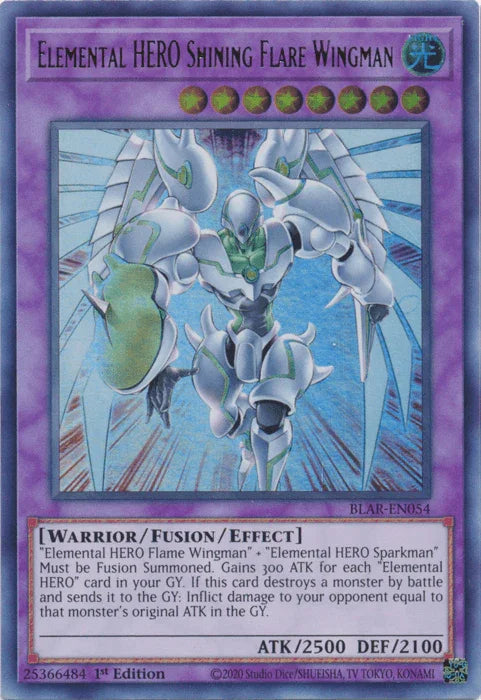 Elemental Hero Shining Flare Wingman [BLAR-EN054] Ultra Rare - for just $0.20! 