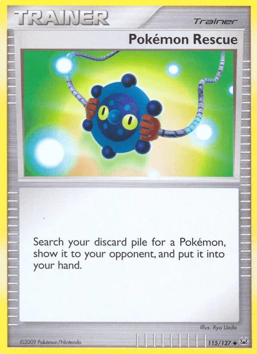 Pokemon Rescue (115/127) [Platinum: Base Set] - for just $0.20! 
