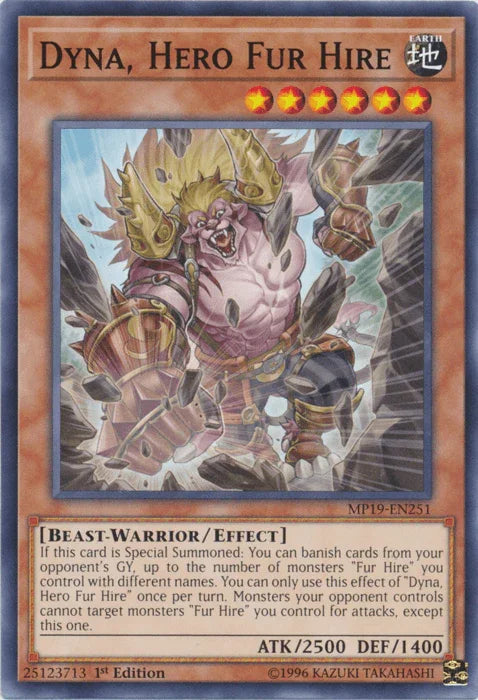 Dyna, Hero Fur Hire [MP19-EN251] Common - for just $0.10! 