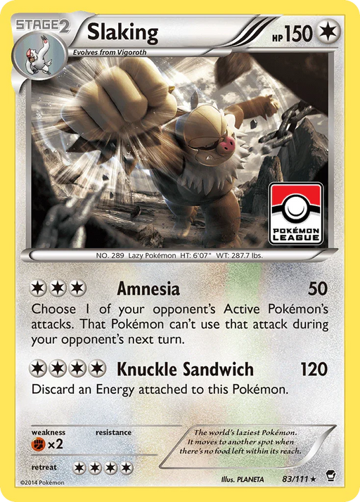 Slaking (83/111) [XY: Furious Fists] - for just $0.25! 