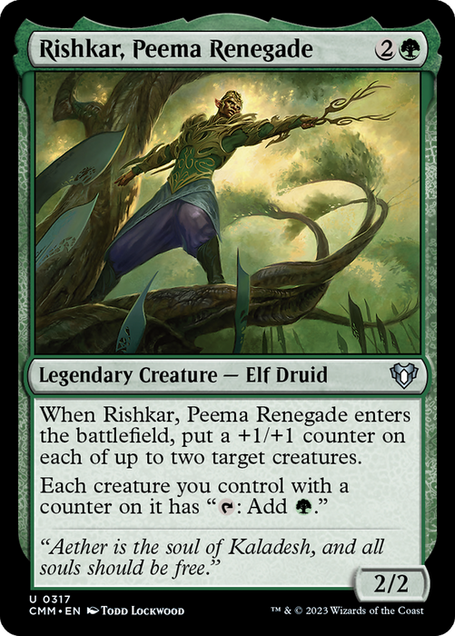 Rishkar, Peema Renegade (CMM-317) - Commander Masters - for just $0.08! 